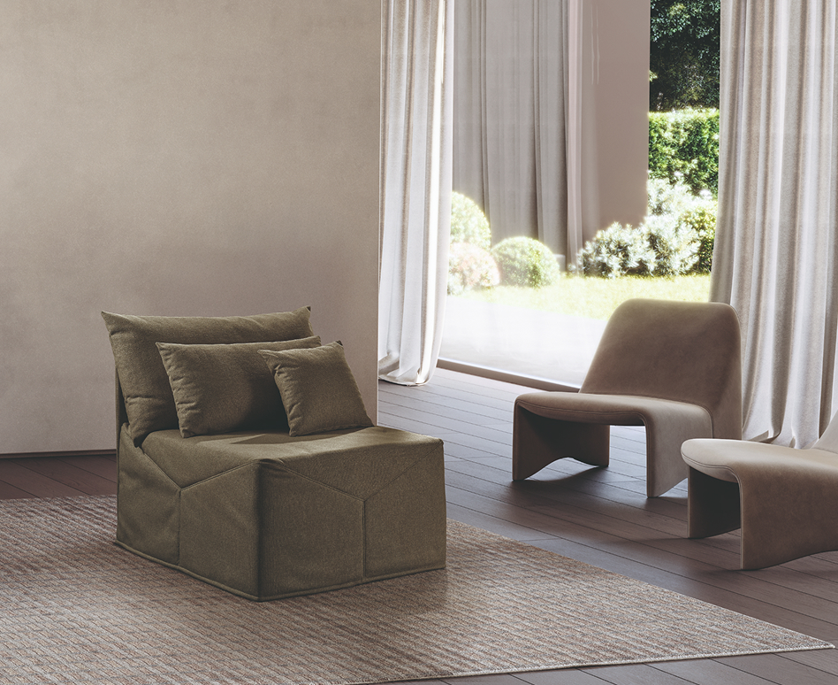 Puof letto contenitore Abiesse 1970 Seregno