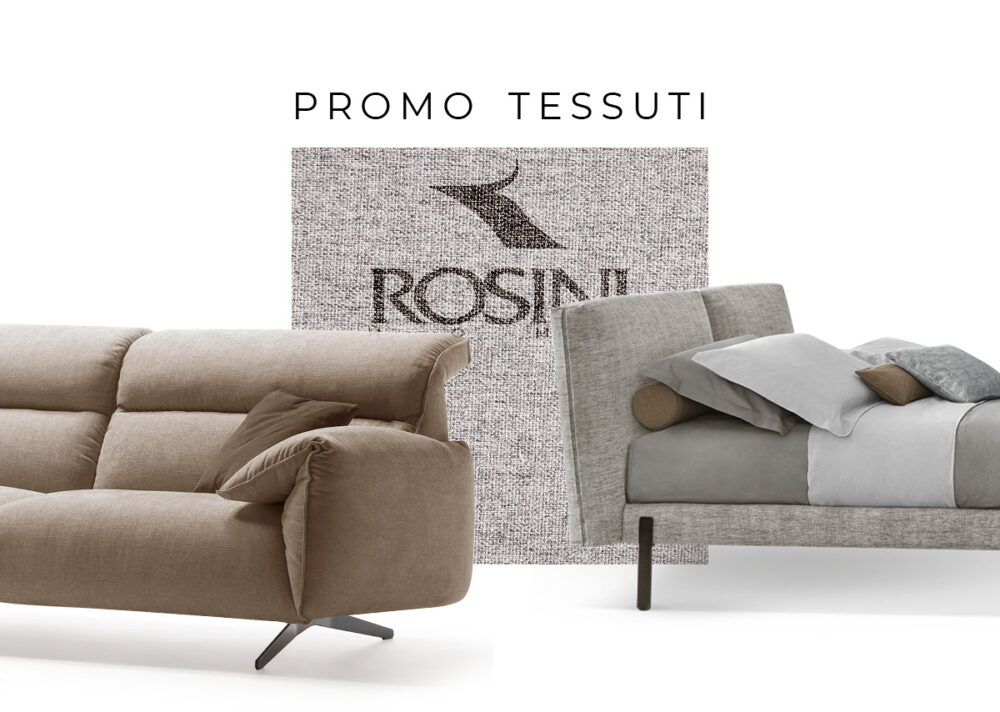 Promozione tessuti Rosini da Abiesse 1970 Seregno